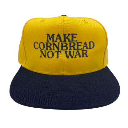 Make Cornbread Not War Snapback Hat